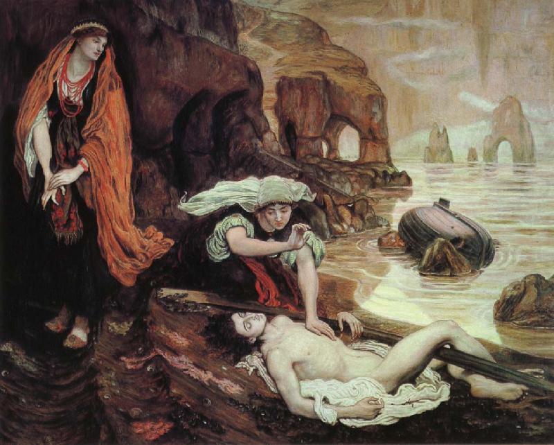 Ford Madox Brown Haydee Discovers the Body of Don Juan china oil painting image